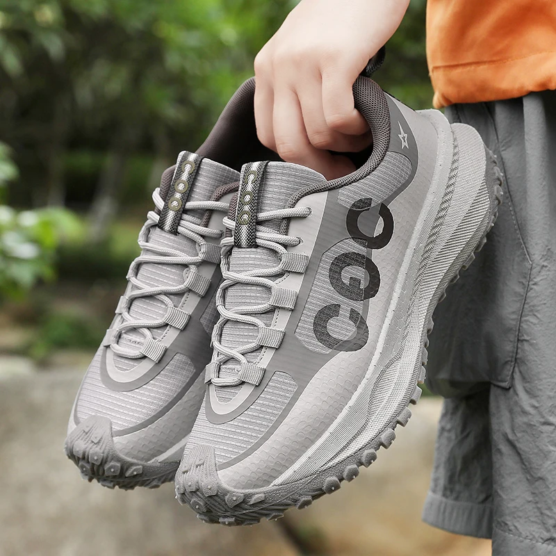 Men's Spring Summer Off Road Running Shoes Power Grip Breathable Mesh Trail Outdoor Sports Sneakers for Men Women
Men's Spring Summer Off Road Running Shoes Power Grip Breathable Mesh Trail Outdoor Sports Sneakers for Men Women