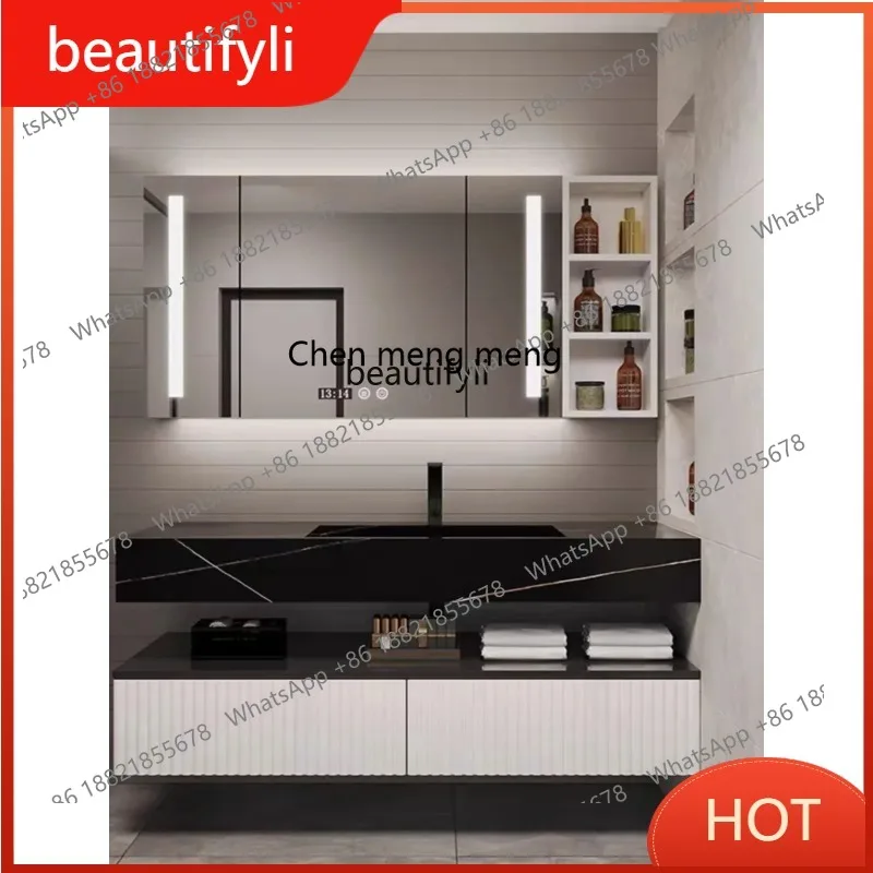 A85 Light Luxury Stone Plate Whole Washbin Bathroom Cabinet Combination Bathroom Table Washbasin Cabinet Oak
A85 Light Luxury Stone Plate Whole Washbin Bathroom Cabinet Combination Bathroom Table Washbasin Cabinet Oak