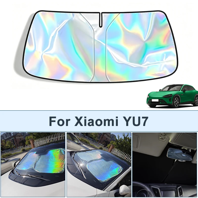 Foldable Front Windshield Sun Shade For Xiaomi YU7 UV Reflective Sun Protection Cover Car Interior Accessories
Foldable Front Windshield Sun Shade For Xiaomi YU7 UV Reflective Sun Protection Cover Car Interior Accessories