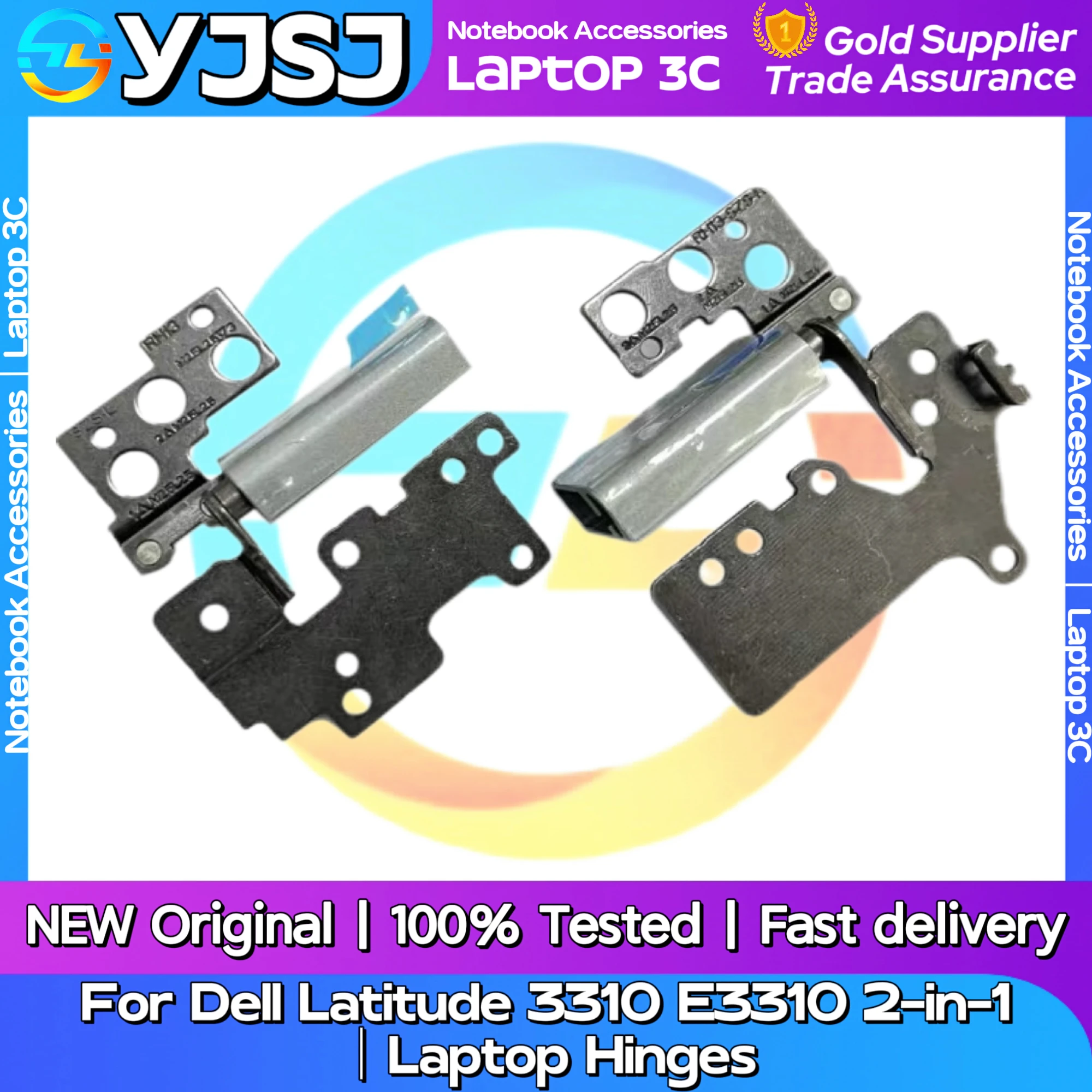 New Original Laptop Notebook Hinges For Dell Latitude 3310 E3310 2-in-1 built-in left and right LCD Screen Hinge
New Original Laptop Notebook Hinges For Dell Latitude 3310 E3310 2-in-1 built-in left and right LCD Screen Hinge