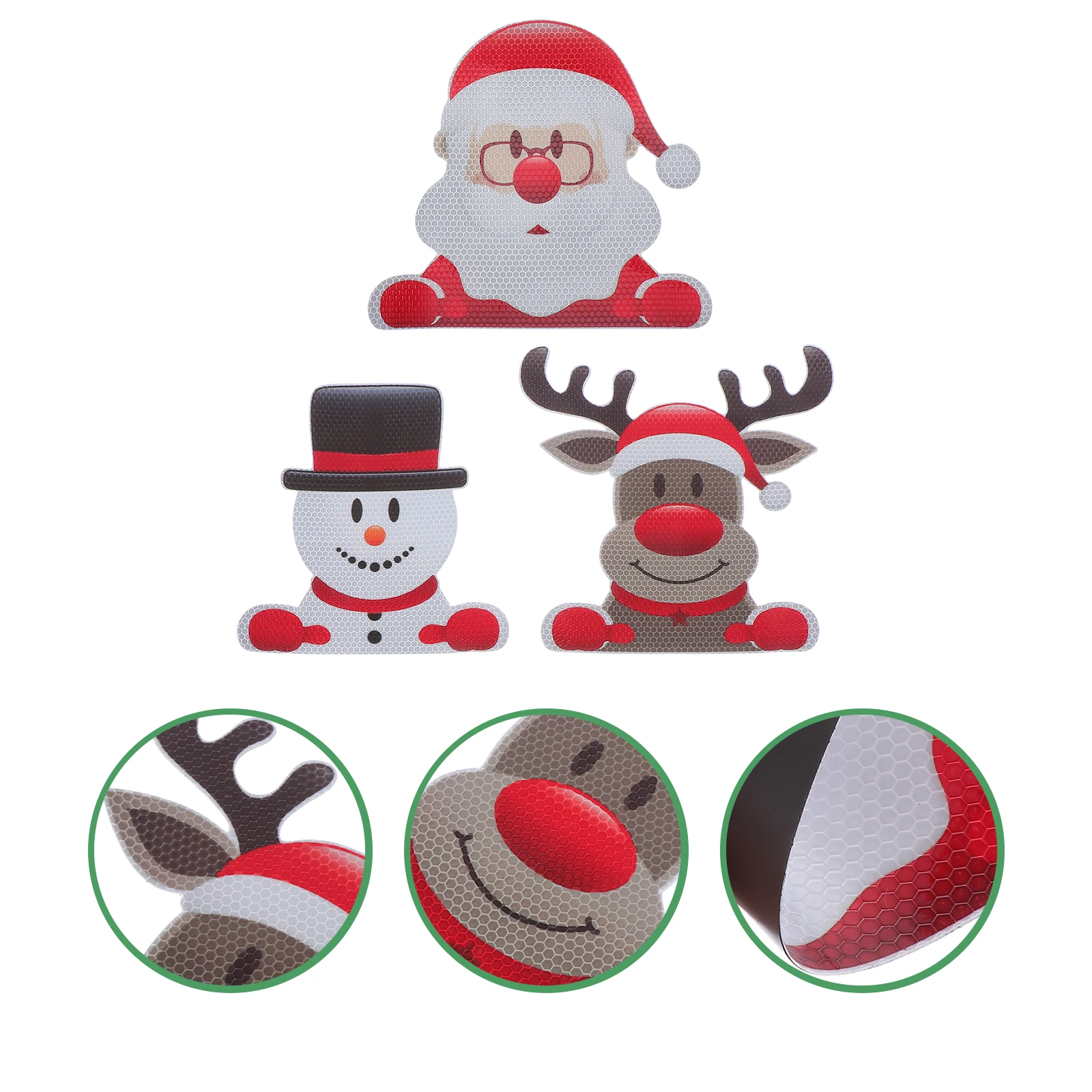 3Pcs Auto Reflective Stickers Christmas Car Decals Magnetic Refrigerator Decorations
3Pcs Auto Reflective Stickers Christmas Car Decals Magnetic Refrigerator Decorations