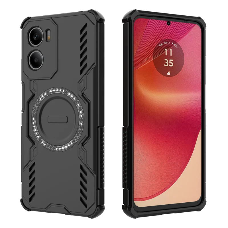 Phone Case For Motorola Moto E15 Case Moto E15 Shockproof Magnetic Adsorption Wireless Charge Cover For Moto E15 Case 6.67 inch
Phone Case For Motorola Moto E15 Case Moto E15 Shockproof Magnetic Adsorption Wireless Charge Cover For Moto E15 Case 6.67 inch