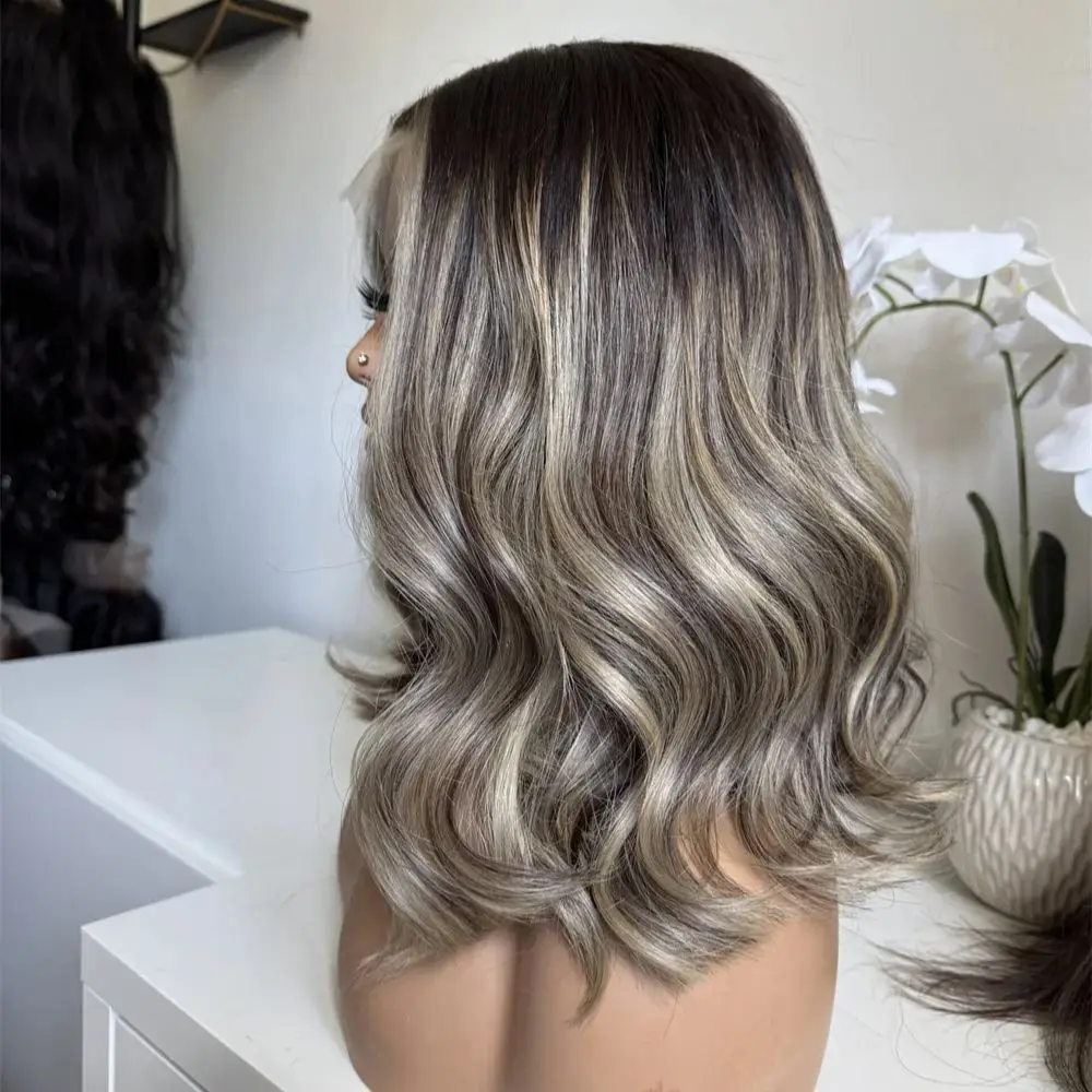 Chestnut Brown Highlight Color Premium Synthetic Wig 13x4 Lace Top Luxury Wig for Women Realistic Glueless Lace Front Wig
Chestnut Brown Highlight Color Premium Synthetic Wig 13x4 Lace Top Luxury Wig for Women Realistic Glueless Lace Front Wig