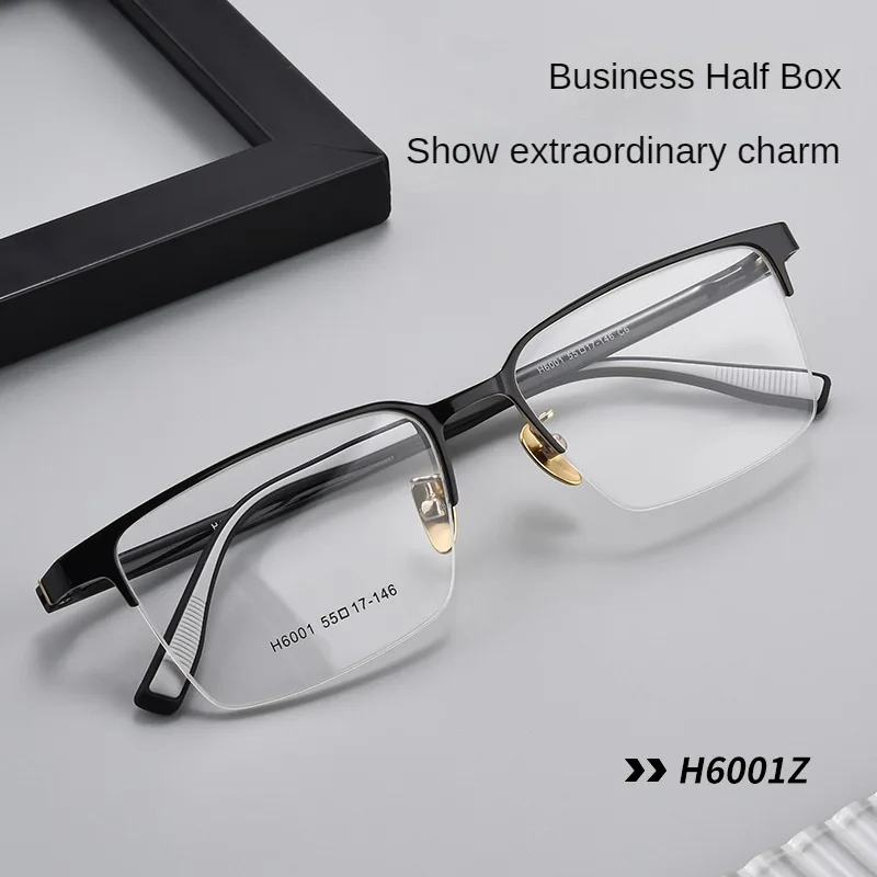 VOSUN Glasses Optical Eyeglasses H6001 Titanium Business Men Prescription Eye Glasses for Successful Man Eyewear Spectacles
VOSUN Glasses Optical Eyeglasses H6001 Titanium Business Men Prescription Eye Glasses for Successful Man Eyewear Spectacles