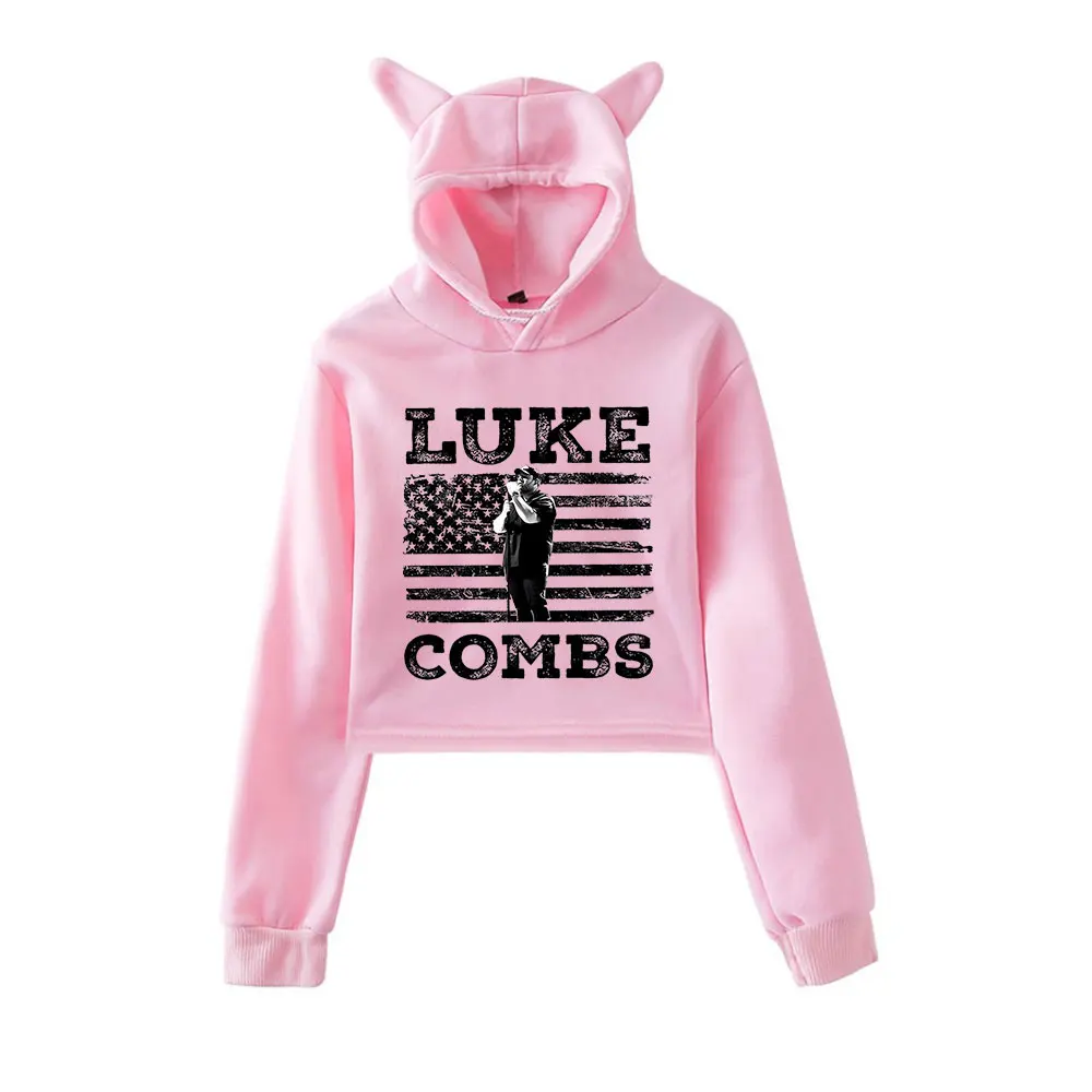 Luke Combs Merch винтажная уличная одежда 90-х годов с логотипом, толстовки с капюшоном для девочек, укороченный модный спортивный пуловер с кошачьими ушками
Luke Combs Merch винтажная уличная одежда 90-х годов с логотипом, толстовки с капюшоном для девочек, укороченный модный спортивный пуловер с кошачьими ушками