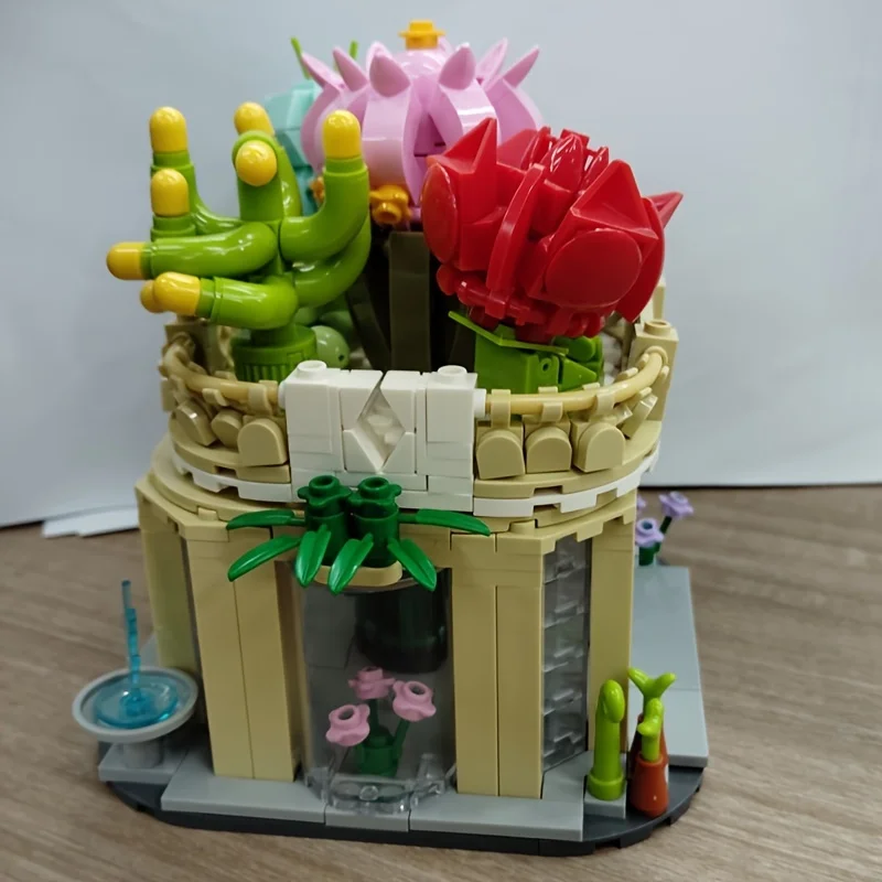 619PCS Succulent Flower House Building Blocks Romantic Potted Plant Model Bricks Home Display Decoration Holiday Gifts Kids Toys
619PCS Succulent Flower House Building Blocks Romantic Potted Plant Model Bricks Home Display Decoration Holiday Gifts Kids Toys