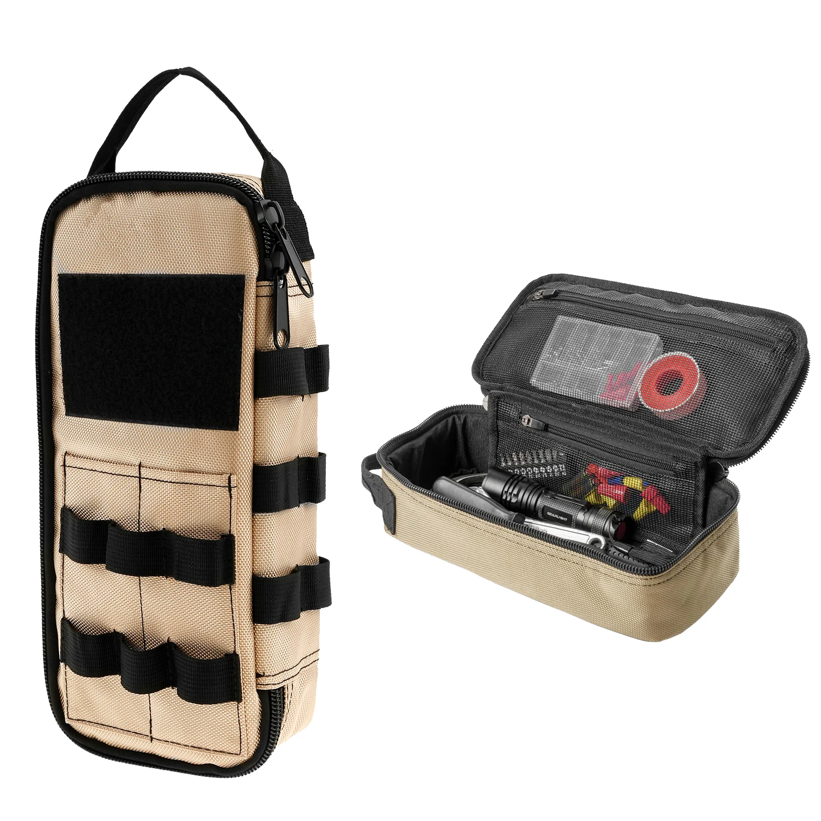 Small Tool Bag Pouch Portable Utility Tool Organizer Case with Zipper Handle for Motorcycle,Road Bike Electricians Tool Pouch
Small Tool Bag Pouch Portable Utility Tool Organizer Case with Zipper Handle for Motorcycle,Road Bike Electricians Tool Pouch