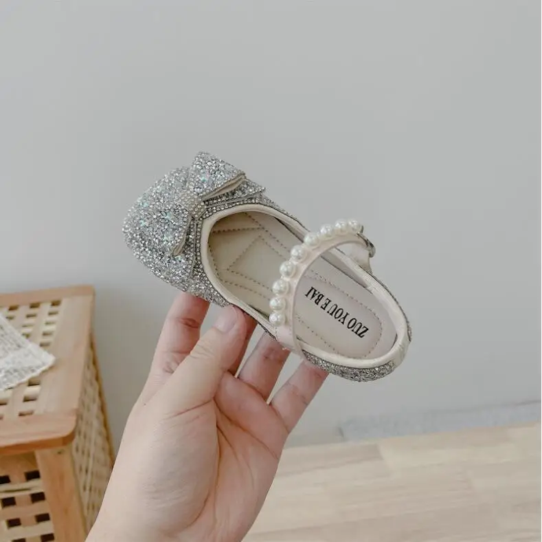 New Kids Rhinestone Prince Shoes Autumn Dance Party Shoes Girls Casual Sequin Bow Cute Flats For Child Mary Jane Footwears
New Kids Rhinestone Prince Shoes Autumn Dance Party Shoes Girls Casual Sequin Bow Cute Flats For Child Mary Jane Footwears