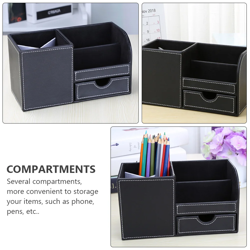 1pc Multifunctional Pen Holder Desk Organizer Premium Storage Box for Pens Phone Home Office Supplies Folder Container
1pc Multifunctional Pen Holder Desk Organizer Premium Storage Box for Pens Phone Home Office Supplies Folder Container