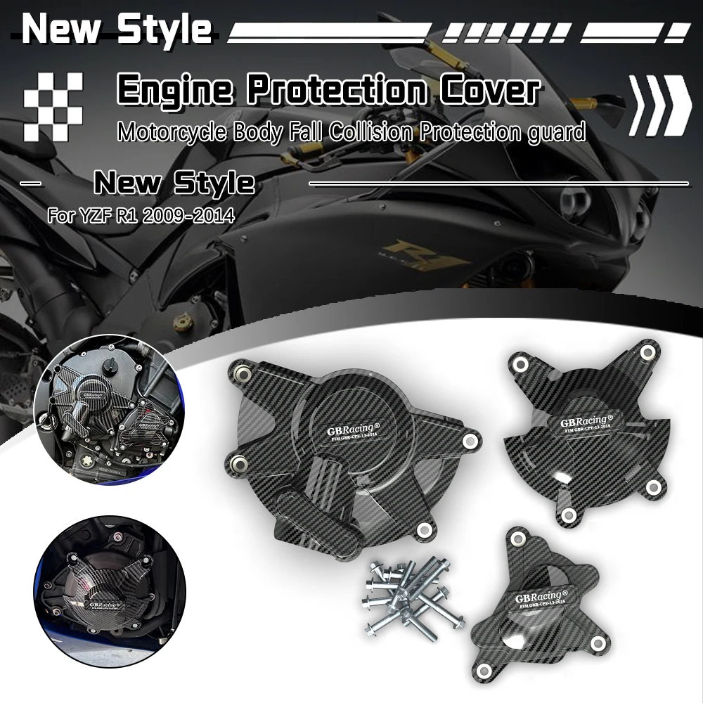 For Yamaha YZF-R1 2009-2014 CNC Racing Engine Case Cover Clutch Protection Guard (ECU Safe Design) 10K RPM Certified accessories
For Yamaha YZF-R1 2009-2014 CNC Racing Engine Case Cover Clutch Protection Guard (ECU Safe Design) 10K RPM Certified accessories