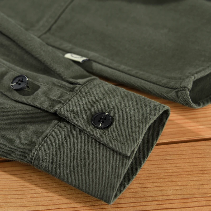 New Arrival 100% Cotton Long Sleeve Thick Workwear Casual Shirt Men Brand Overshirt Trend Top Clothes American European Big Size
New Arrival 100% Cotton Long Sleeve Thick Workwear Casual Shirt Men Brand Overshirt Trend Top Clothes American European Big Size