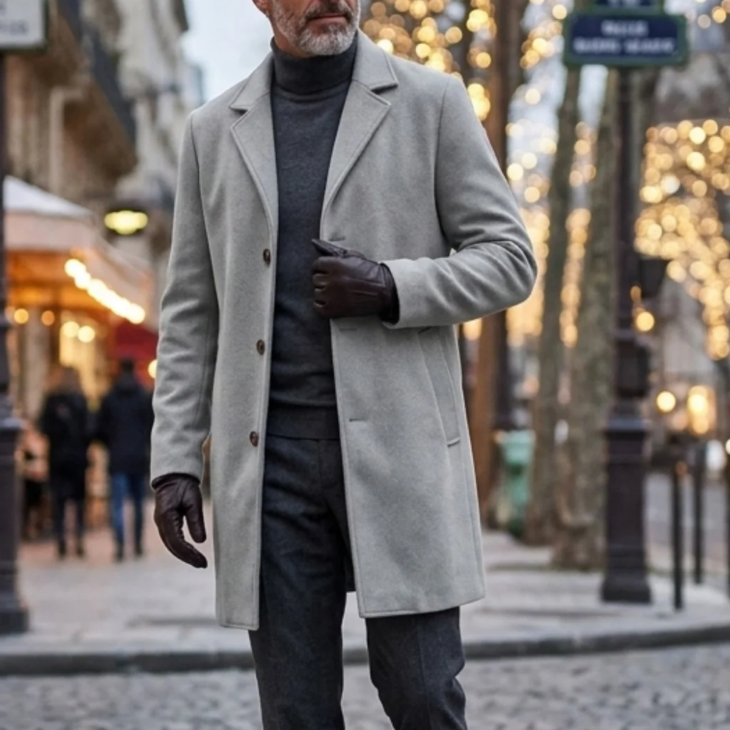Winter Men Casual Suit Blazer Blended Long Jacket Single-Breasted Business Casual Outerwear Street Comfor Coat Urban Essential
Winter Men Casual Suit Blazer Blended Long Jacket Single-Breasted Business Casual Outerwear Street Comfor Coat Urban Essential