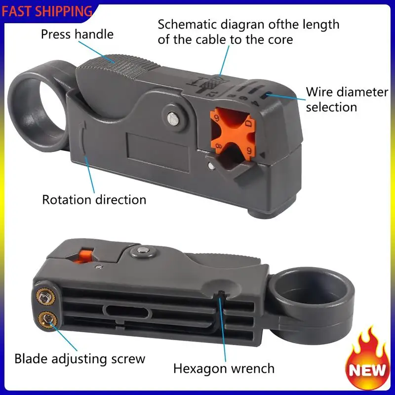 Hot Trend-Coax Cable Crimper Kit Tool Cable Crimping Tool For RG6 RG59 With 15Pcs F RG6 RG59 Connectors
Hot Trend-Coax Cable Crimper Kit Tool Cable Crimping Tool For RG6 RG59 With 15Pcs F RG6 RG59 Connectors