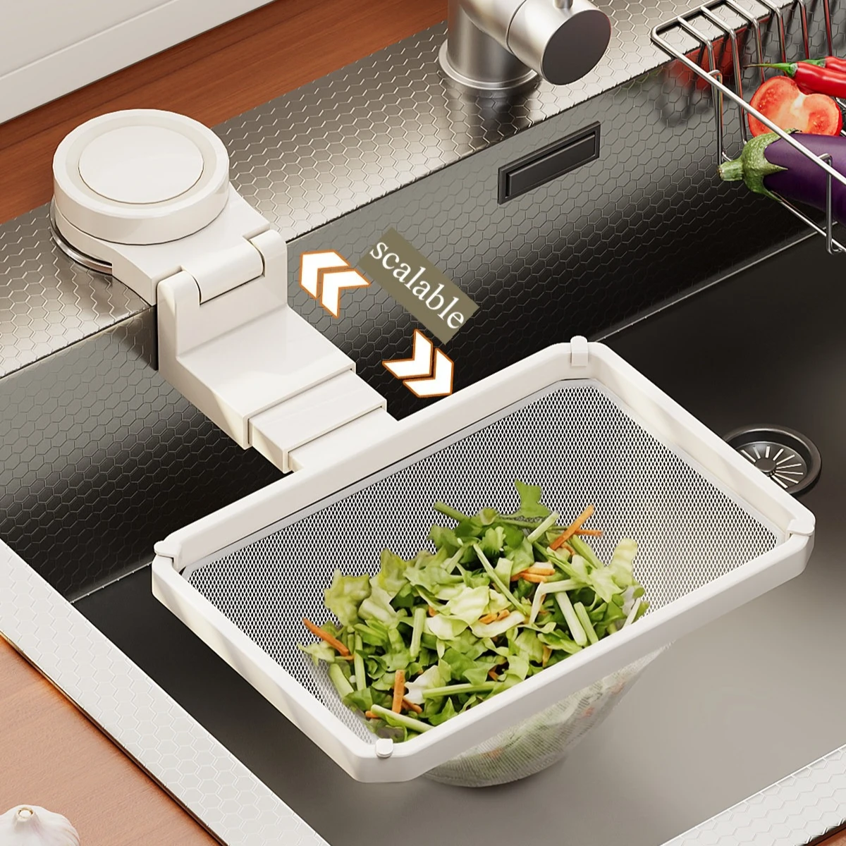 Kitchen sink filter, disposable dishwasher, leftovers, leftovers, garbage prevention, retractable drain grid
Kitchen sink filter, disposable dishwasher, leftovers, leftovers, garbage prevention, retractable drain grid