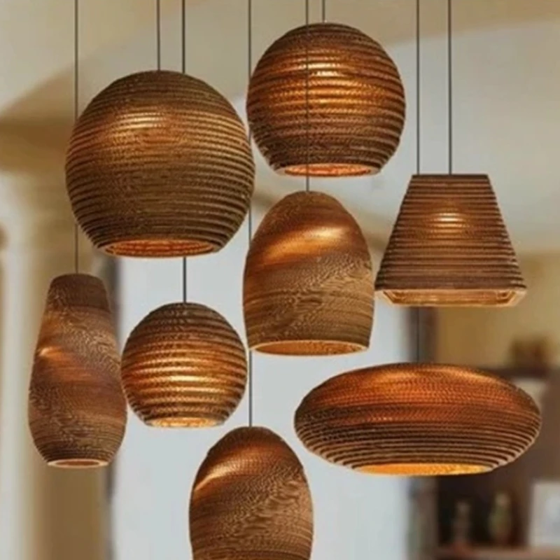 Antique Paper Honeycomb Pendant Lights Cardboard Personalized Chandelier for Living Room Restaurant Cafe Bedroom Retro LED Lamps
Antique Paper Honeycomb Pendant Lights Cardboard Personalized Chandelier for Living Room Restaurant Cafe Bedroom Retro LED Lamps