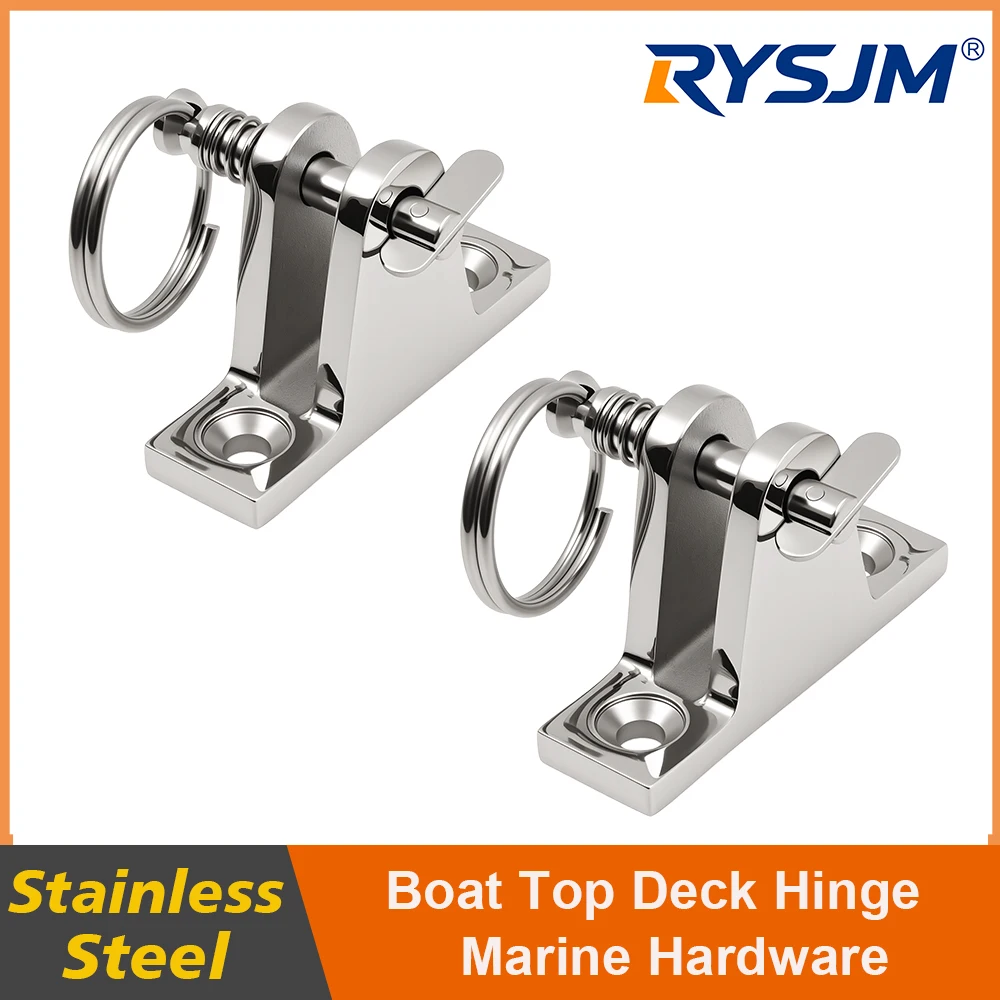 1/2pcs Marine Bimini Top Deck Hinge 316 Stainless Steel Top Deck Hinge Mount Fitting Durable Boat Deck Hinge Boat Accessories
1/2pcs Marine Bimini Top Deck Hinge 316 Stainless Steel Top Deck Hinge Mount Fitting Durable Boat Deck Hinge Boat Accessories