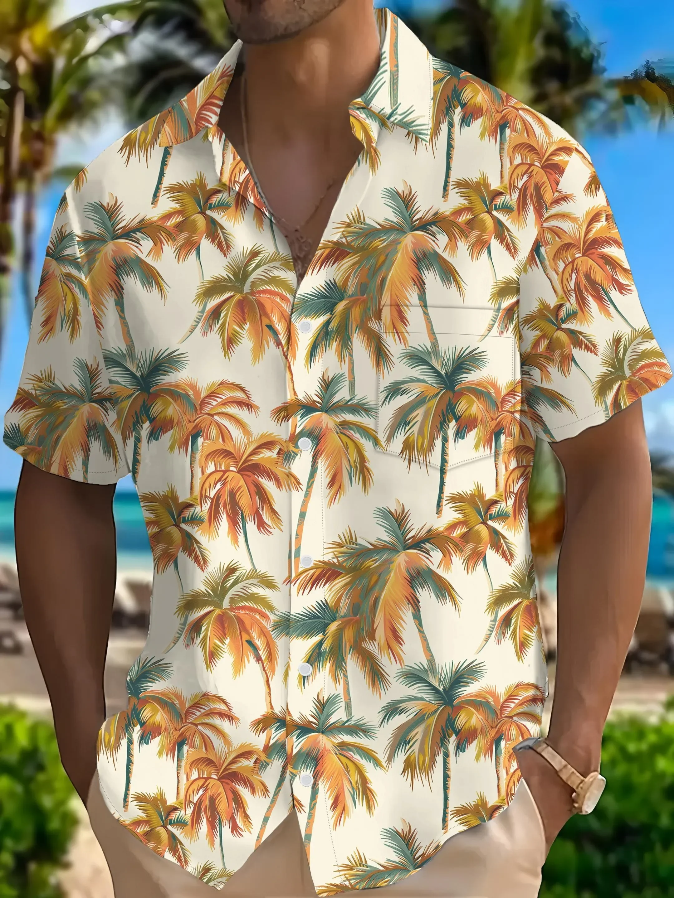 Summer Tropical Beach Outfit Shirt For Men CasualMan Women Short Sleeve Hawaiian Fashion Print Lightweight Tops
Summer Tropical Beach Outfit Shirt For Men CasualMan Women Short Sleeve Hawaiian Fashion Print Lightweight Tops