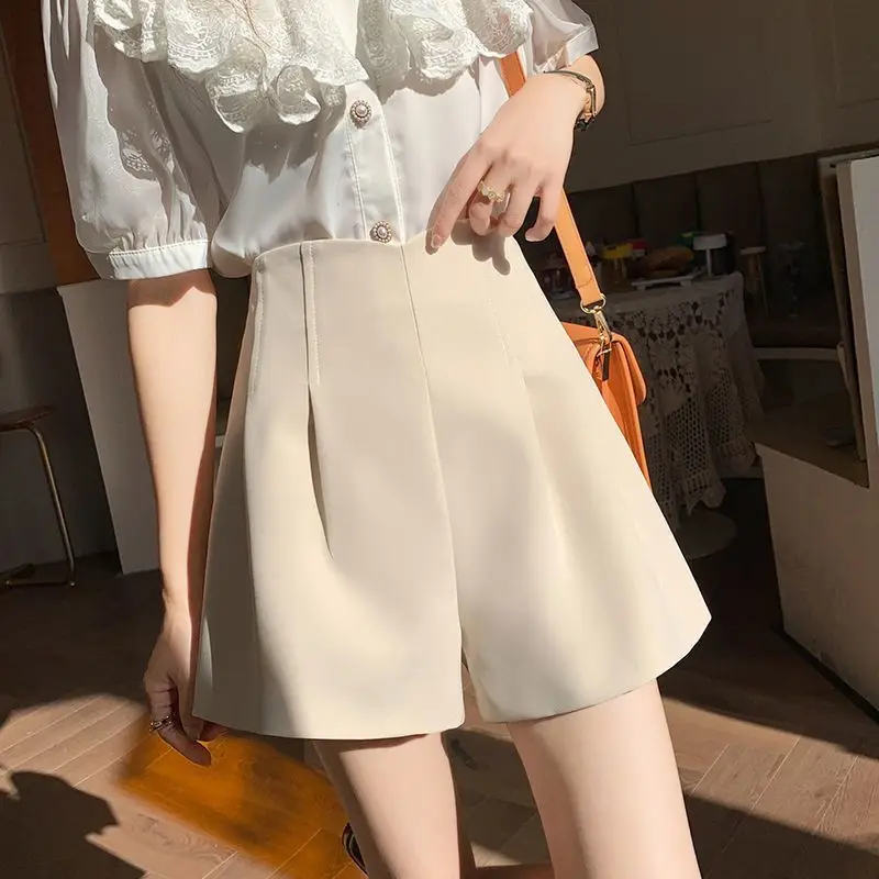Suit Shorts for Women in Summer Thin Internet Celebrity Style High Waist Slimming Versatile Pear Body A-line Wide-leg Pants
Suit Shorts for Women in Summer Thin Internet Celebrity Style High Waist Slimming Versatile Pear Body A-line Wide-leg Pants