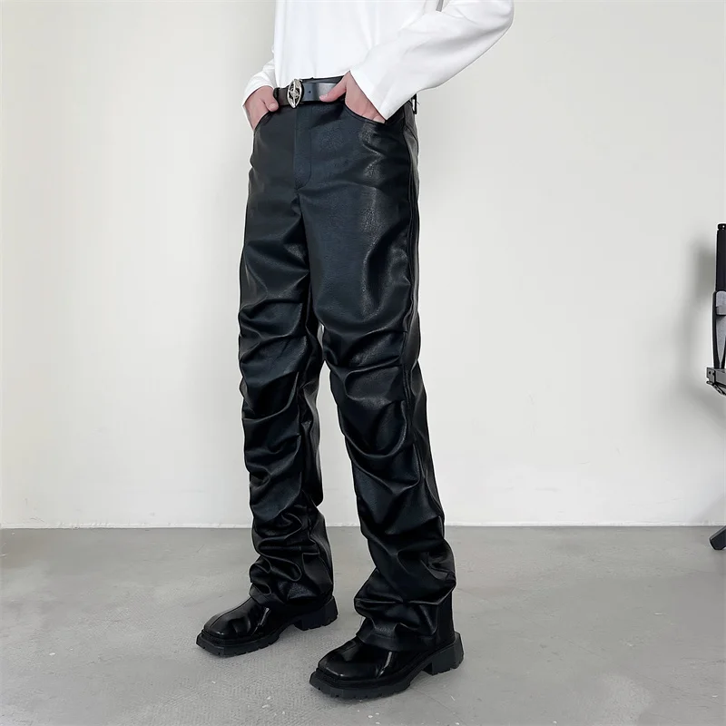 k Punk Subculture Design Hiphop Rap iny Pleated Leather Pants Men Women Cumulative Long Pants Faion Urban Casual Winte...
k Punk Subculture Design Hiphop Rap iny Pleated Leather Pants Men Women Cumulative Long Pants Faion Urban Casual Winte...