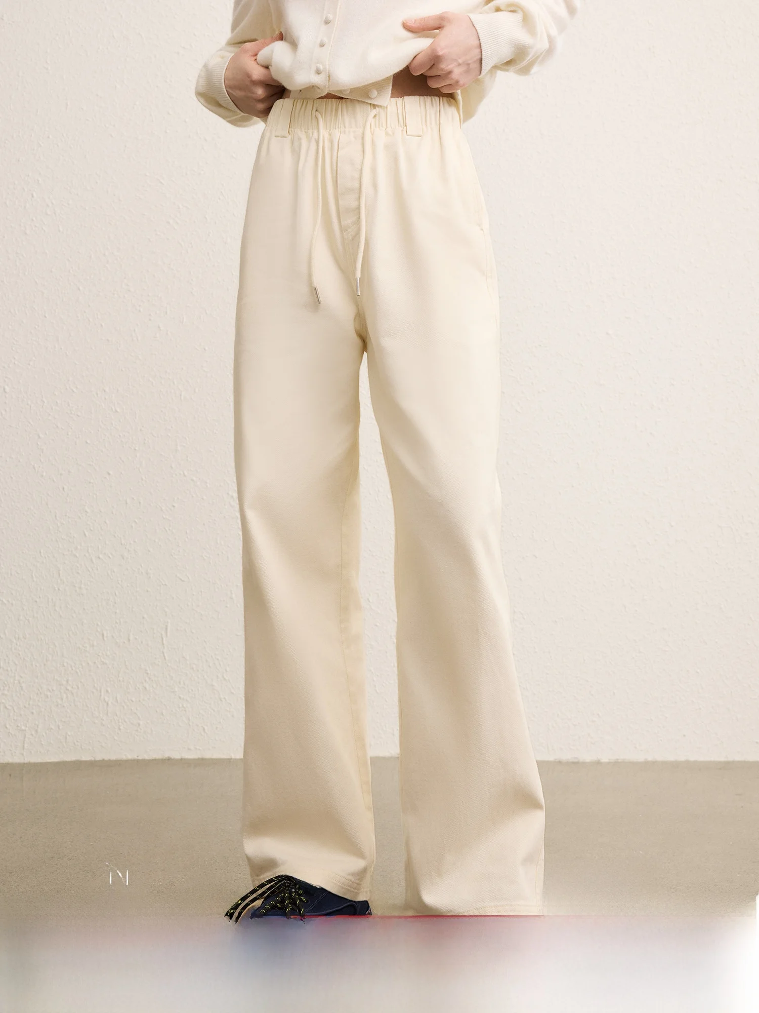 100% Cotton Drawstring Waist Jeans Casual Commute Style Wide Leg Pants Women's Spring 2025 Straight Cut Long Trousers
100% Cotton Drawstring Waist Jeans Casual Commute Style Wide Leg Pants Women's Spring 2025 Straight Cut Long Trousers