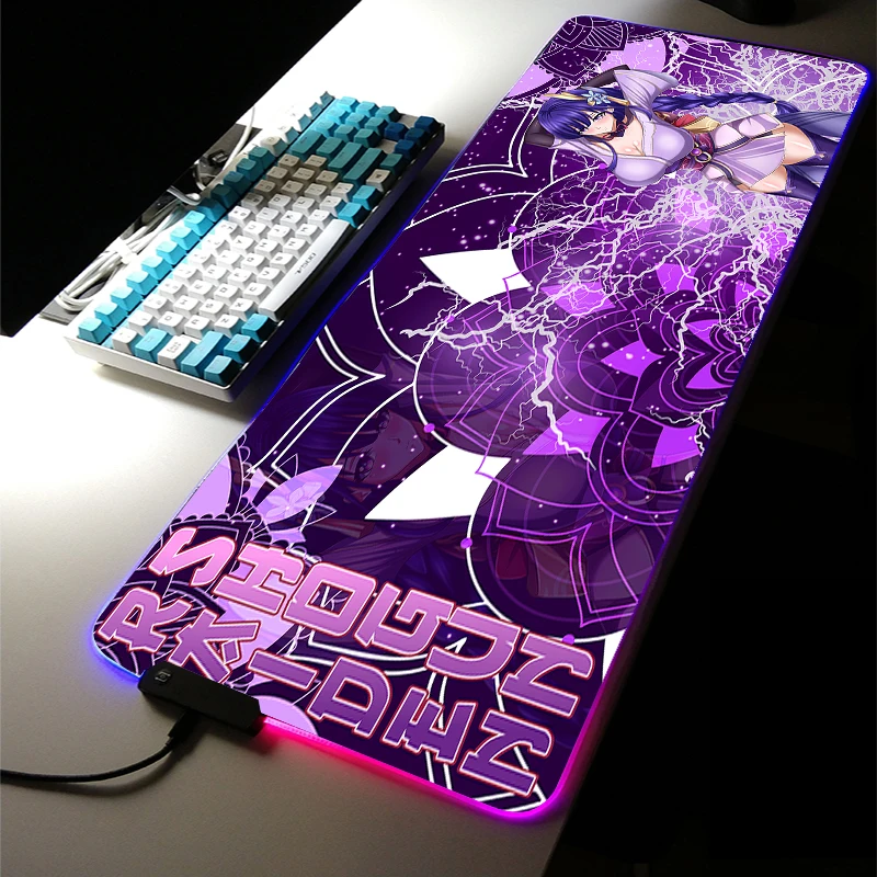 Genshin Impact Sexy Girl RGB LED Light Gaming Accessories Led Baal Shogun Large MousePad Anime Keyboard DeskMat Game LOL Carpet
Genshin Impact Sexy Girl RGB LED Light Gaming Accessories Led Baal Shogun Large MousePad Anime Keyboard DeskMat Game LOL Carpet
