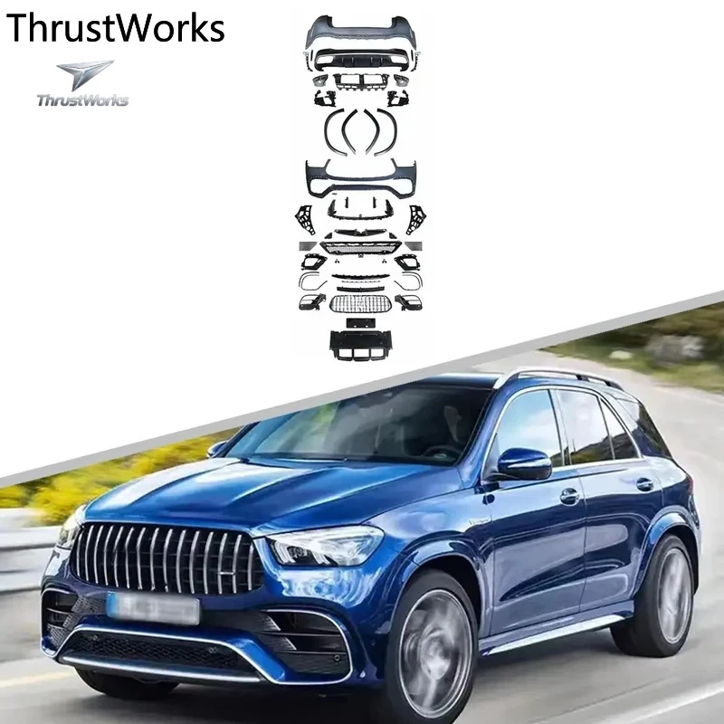 ThrustWorks Auto Modification BodyKit W167 GLE Upgr To GLE63 S Front Rear Bumper Grille Body Kits S 2020-2025
ThrustWorks Auto Modification BodyKit W167 GLE Upgr To GLE63 S Front Rear Bumper Grille Body Kits S 2020-2025