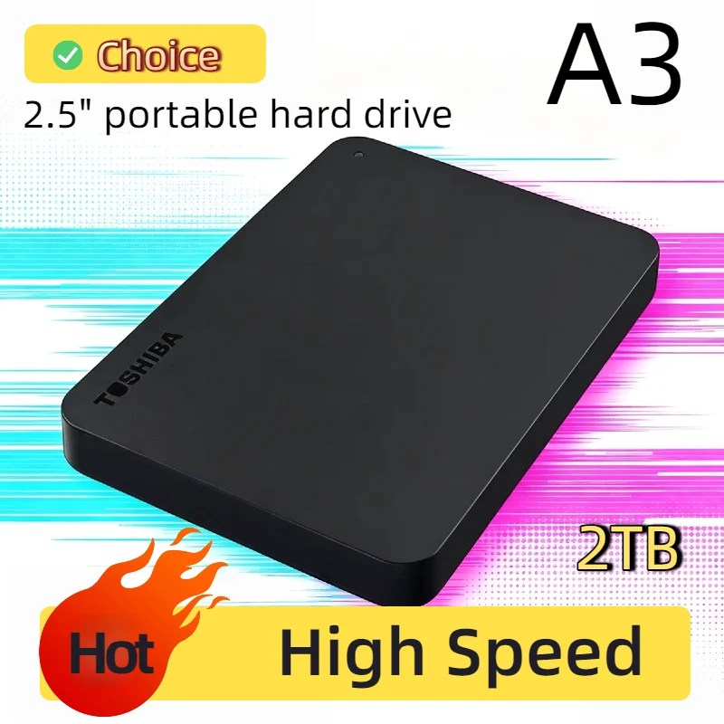 Toshiba OEM Expansion A3 External HDD 500GB 1TB 2TB USB3.0 2.5 Inch Portable Hard Disk Box Drive for PC Fast Transfer
Toshiba OEM Expansion A3 External HDD 500GB 1TB 2TB USB3.0 2.5 Inch Portable Hard Disk Box Drive for PC Fast Transfer