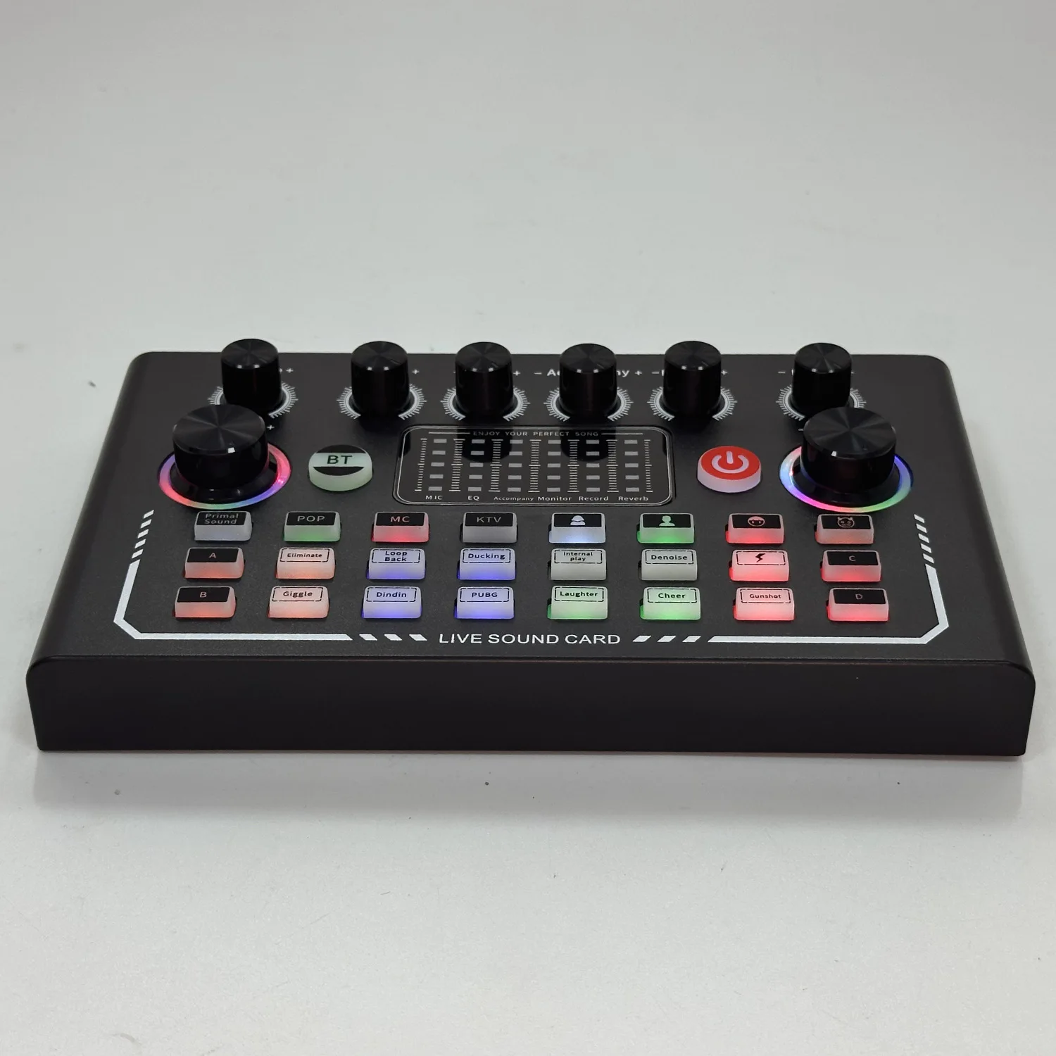 Dedicated English F009 live sound card set, voice-changing microphone, support computer, mobile phone, podcast PC
Dedicated English F009 live sound card set, voice-changing microphone, support computer, mobile phone, podcast PC