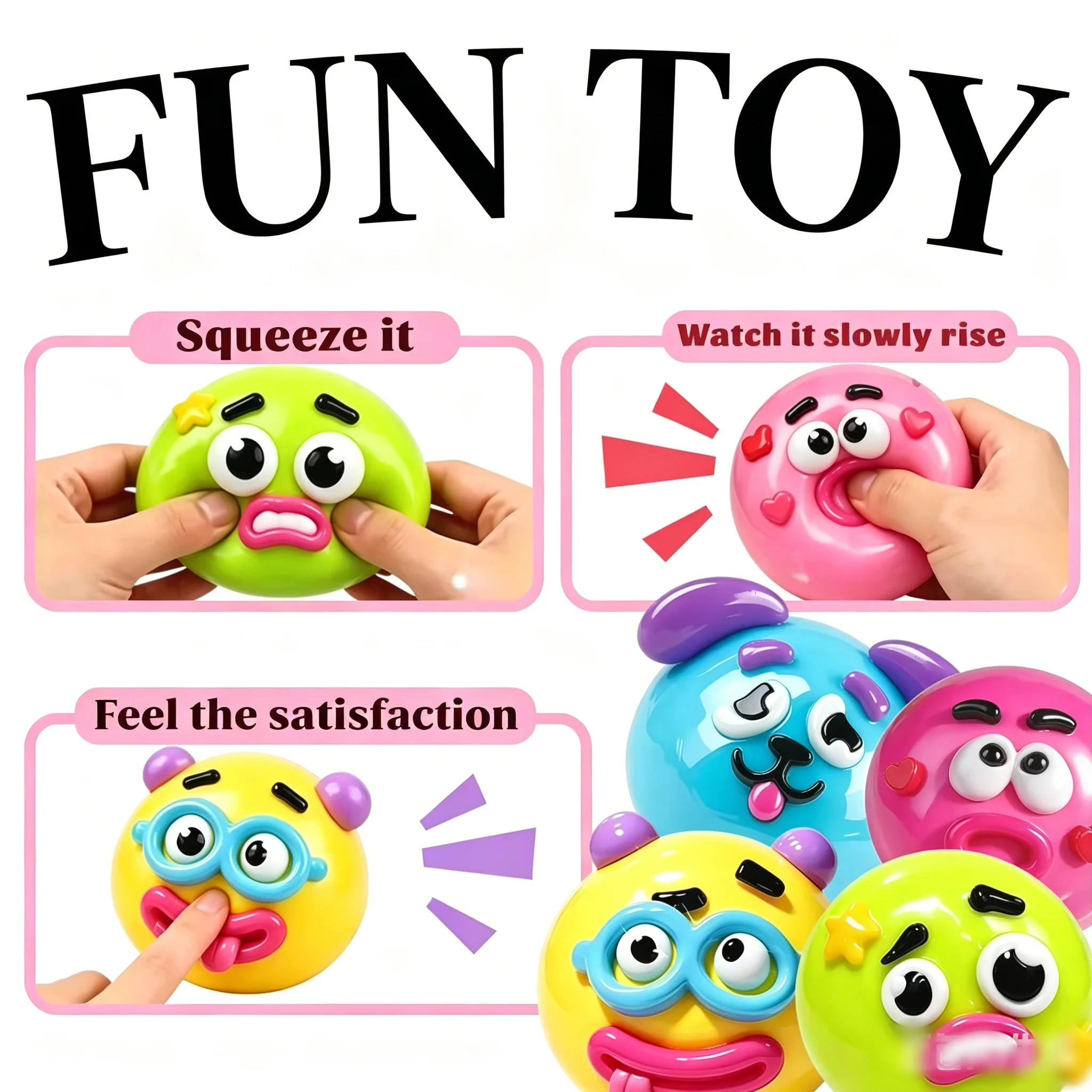 Dog Face Swap Squishy Toy Soft Moldable Cute Slow Rise Squeeze Toy Relaxing Sensory Fidget for Adults Home Office Play Gift
Dog Face Swap Squishy Toy Soft Moldable Cute Slow Rise Squeeze Toy Relaxing Sensory Fidget for Adults Home Office Play Gift 