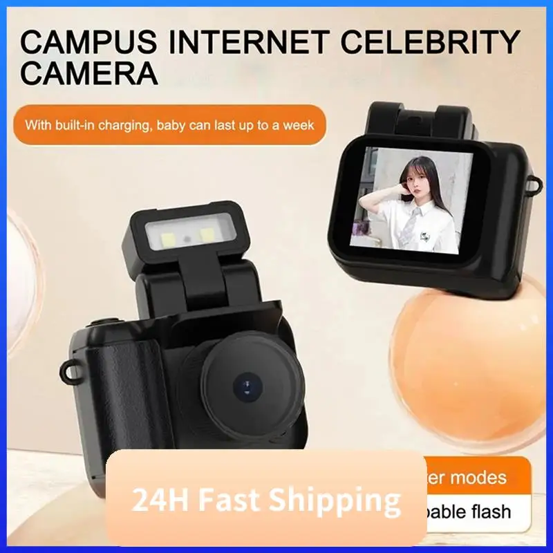 Mini SLR Style Camera Cmos 64GB With Flash Light And Charging Dock Portable Video Recorder DV 1080P With LCD Screen B
Mini SLR Style Camera Cmos 64GB With Flash Light And Charging Dock Portable Video Recorder DV 1080P With LCD Screen B