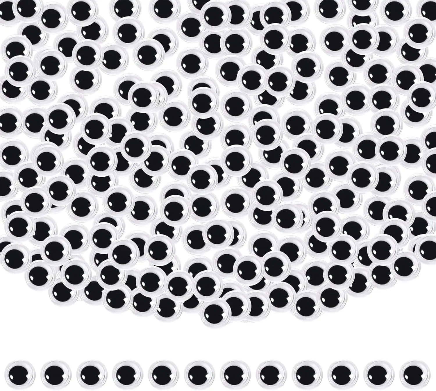 6mm 20000pcs Moving Eye Wiggly Eye For Doll Toy DIY Crafts Without Self-adhesive Home decoration DIY Scrapbooking Cards
6mm 20000pcs Moving Eye Wiggly Eye For Doll Toy DIY Crafts Without Self-adhesive Home decoration DIY Scrapbooking Cards