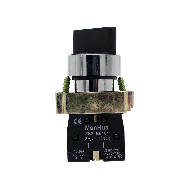 10A Control Switch XB2-BD21 Knob Rotary Selector Switches With Circular Head Push Button Switch
10A Control Switch XB2-BD21 Knob Rotary Selector Switches With Circular Head Push Button Switch