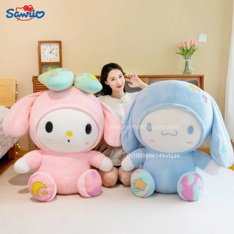 45/60/70 см большой размер Sanrio Cinnamoroll My Melody Kuromi мультфильм аниме плюшевая кукла украшение комнаты подушка украшения подарки
45/60/70 см большой размер Sanrio Cinnamoroll My Melody Kuromi мультфильм аниме плюшевая кукла украшение комнаты подушка украшения подарки