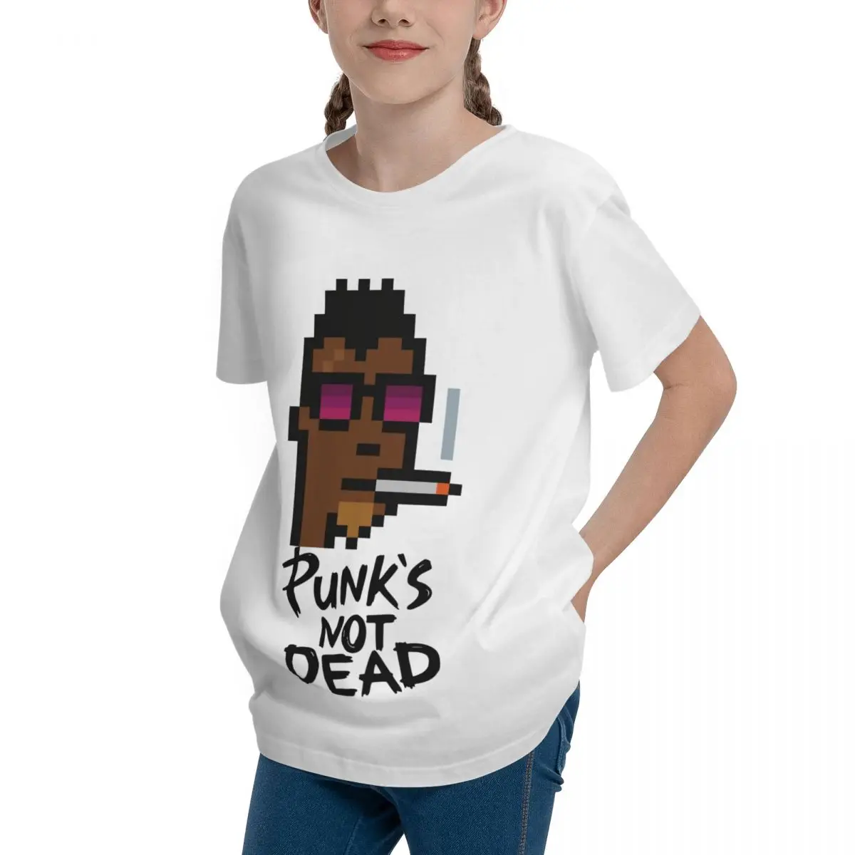 Adolescents Smokey CryptoPunks NFT S For Sale Basic Short Sleeve T-Shirt Funny Novelty Retro Tshirt Classic High grade
Adolescents Smokey CryptoPunks NFT S For Sale Basic Short Sleeve T-Shirt Funny Novelty Retro Tshirt Classic High grade