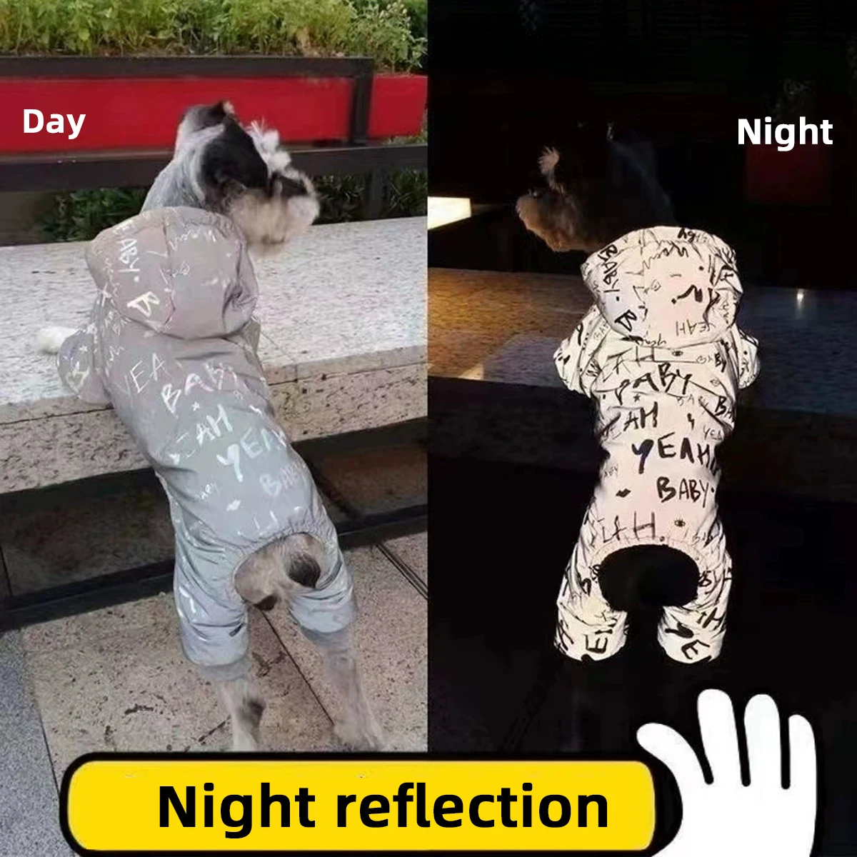 Pet Clothes Colorful Reflective Cotton Coat Dogs Nighttime Warning For Bichon Frise Pomeranian Schnauzer Teddy Four-legged Coats
Pet Clothes Colorful Reflective Cotton Coat Dogs Nighttime Warning For Bichon Frise Pomeranian Schnauzer Teddy Four-legged Coats