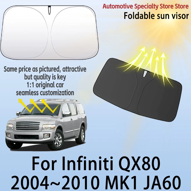 For Infiniti QX80 JA60 2004~2010 MK1 Front Windshield Sunshade Privacy curtain Car Sun Visor High quality Auto Heat Accessories
For Infiniti QX80 JA60 2004~2010 MK1 Front Windshield Sunshade Privacy curtain Car Sun Visor High quality Auto Heat Accessories