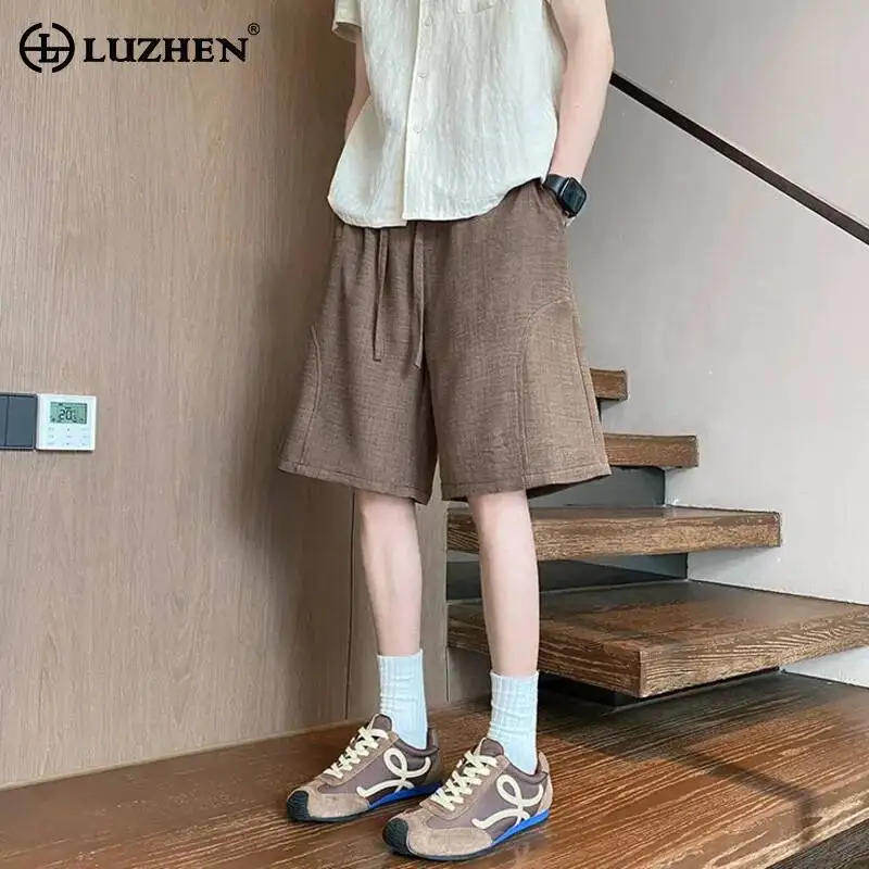 LUZHEN 2026 Летние Новые Простые Шорты-бриджи на шнурке для мужчин, Модные, Стильные, Однотонные, Повседневные, JY6675
LUZHEN 2026 Летние Новые Простые Шорты-бриджи на шнурке для мужчин, Модные, Стильные, Однотонные, Повседневные, JY6675