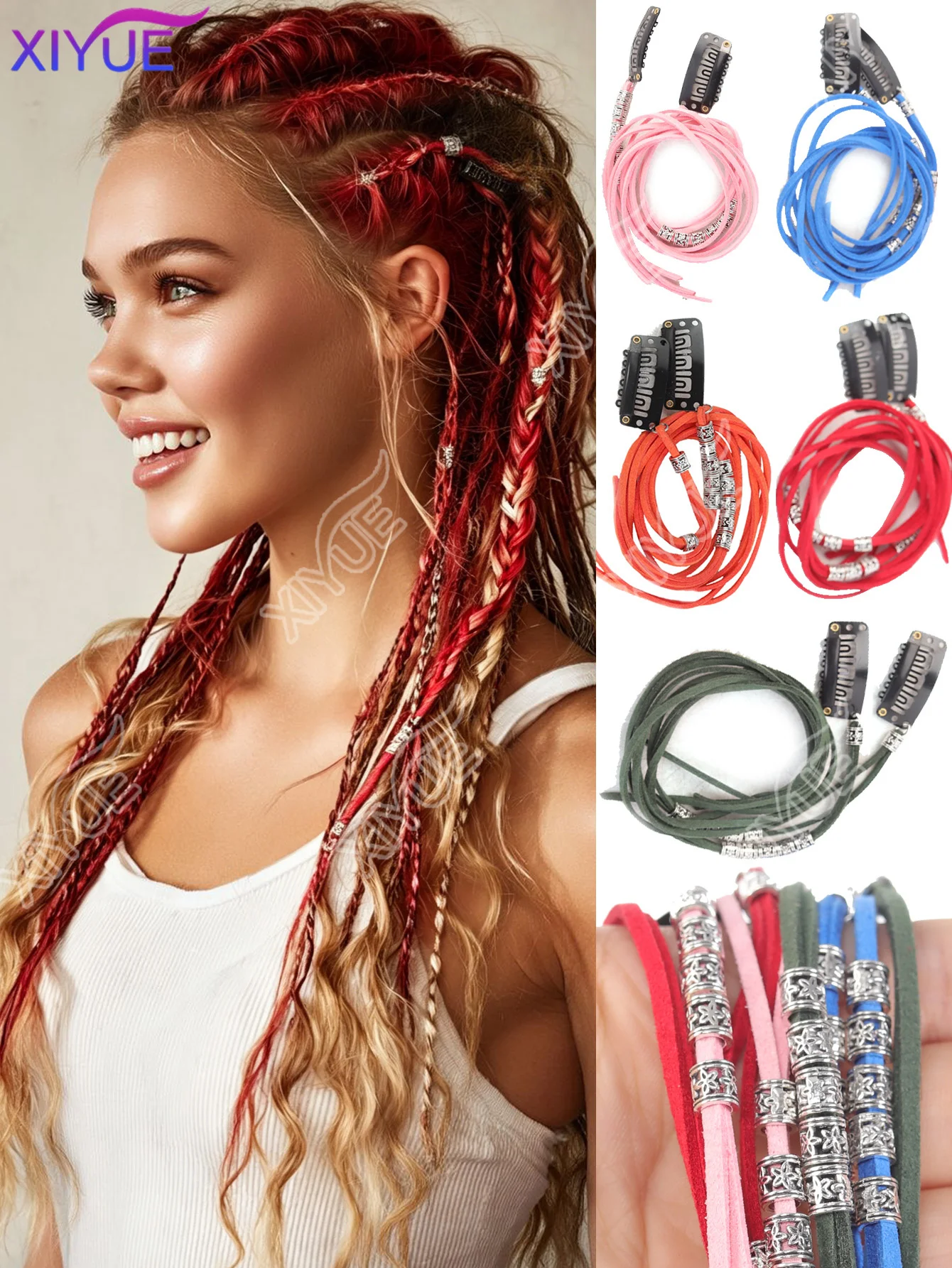synthetic Velvet Rope Beaded Wig Braid Hairpin, Tassel Dirty Braid Braided Hair Headdress, High Temperament Hair Accessory
synthetic Velvet Rope Beaded Wig Braid Hairpin, Tassel Dirty Braid Braided Hair Headdress, High Temperament Hair Accessory