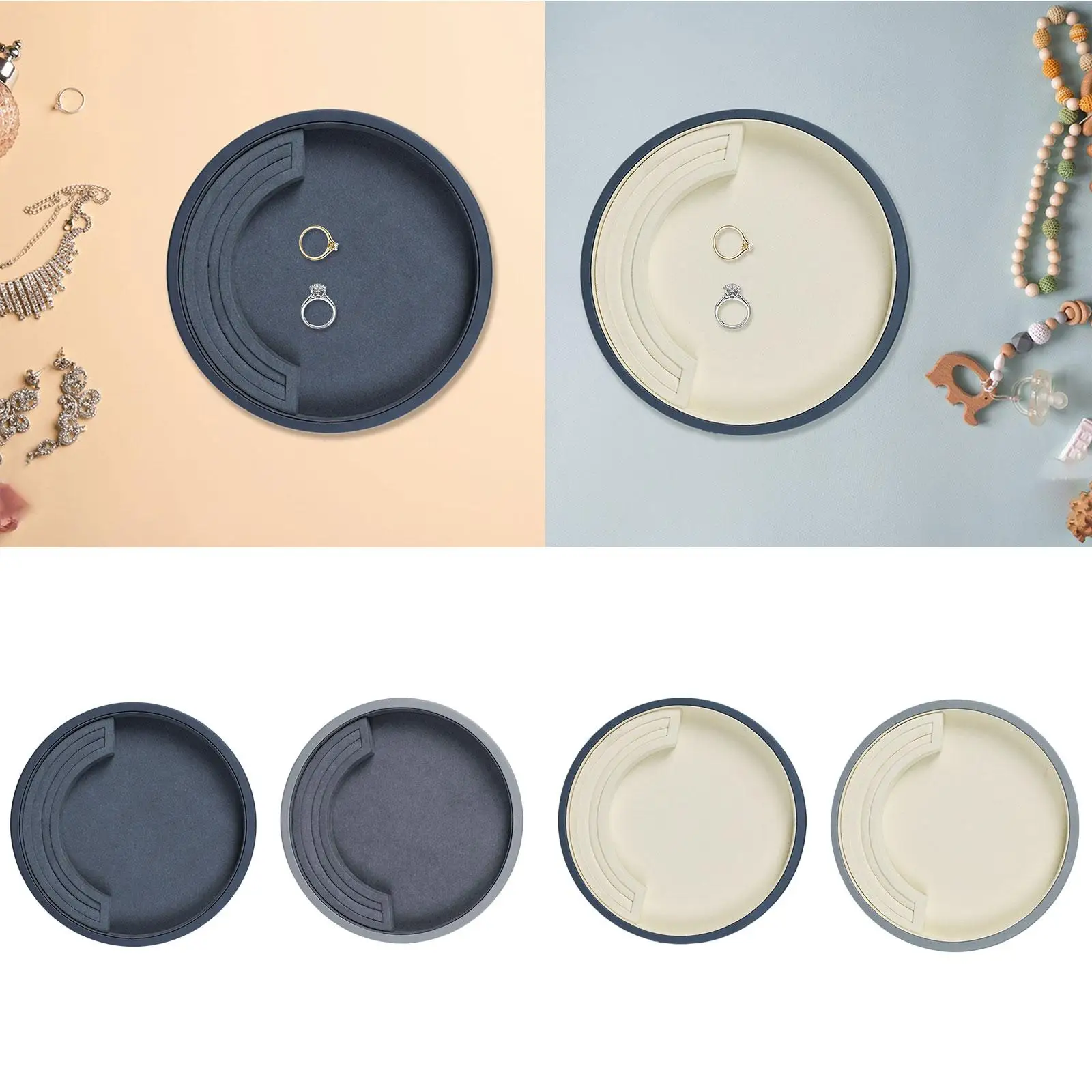 Jewelry Tray Countertop Lightweight Multifunction Showcase Necklace Display Tray
Jewelry Tray Countertop Lightweight Multifunction Showcase Necklace Display Tray