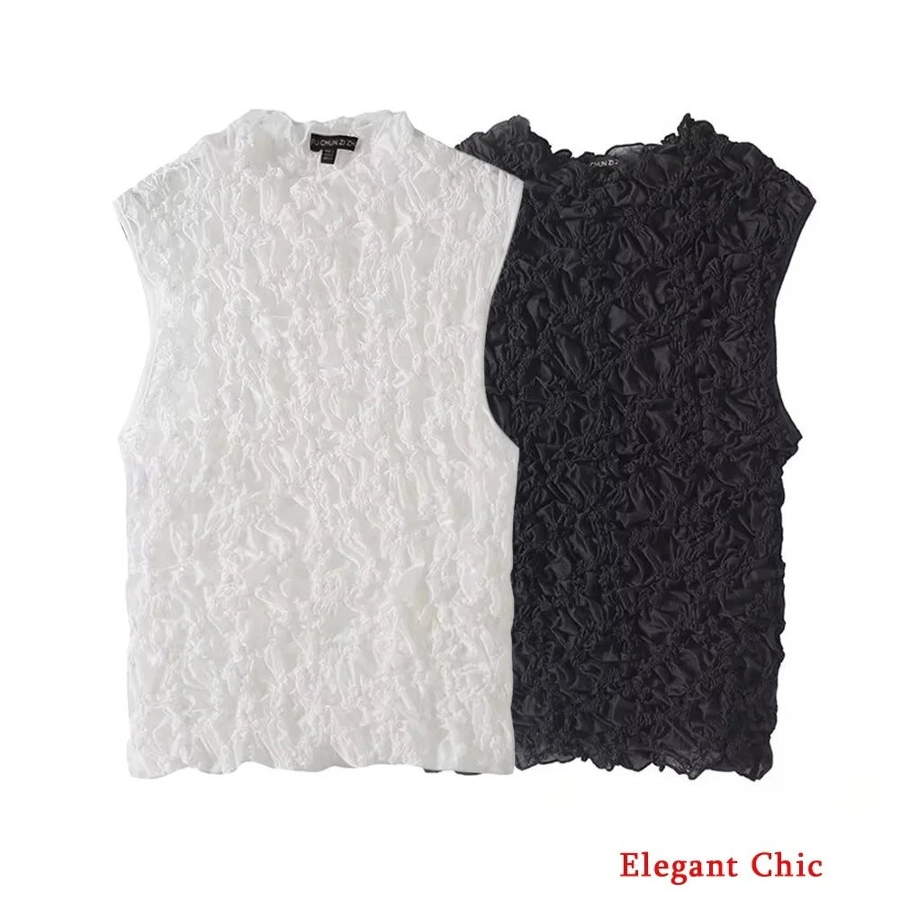 KONDALA Элегантная и шикарная майка для женщин, минималистичная тонкая майка с высоким воротом, модная летняя майка 2024, романтическая современная женская майка
KONDALA Элегантная и шикарная майка для женщин, минималистичная тонкая майка с высоким воротом, модная летняя майка 2024, романтическая современная женская майка