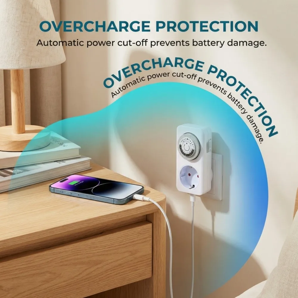 Таймер по стандарту ЕС, 230В 50Гц, с дистанционным управлением, функцией обратного отсчета и таймером зарядки, для умной зарядки и использования в путешествиях
Таймер по стандарту ЕС, 230В 50Гц, с дистанционным управлением, функцией обратного отсчета и таймером зарядки, для умной зарядки и использования в путешествиях