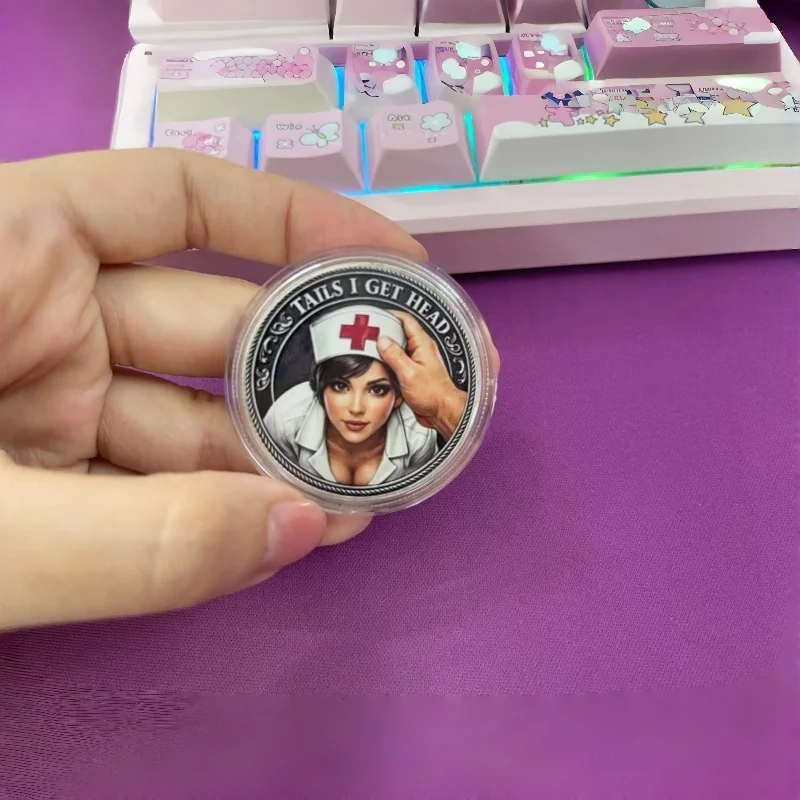 2026 New Double sided Romantic Coin Souvenir High quality Craft Metal Collectible Ideal Valentine's Day Gift for Couples
2026 New Double sided Romantic Coin Souvenir High quality Craft Metal Collectible Ideal Valentine's Day Gift for Couples