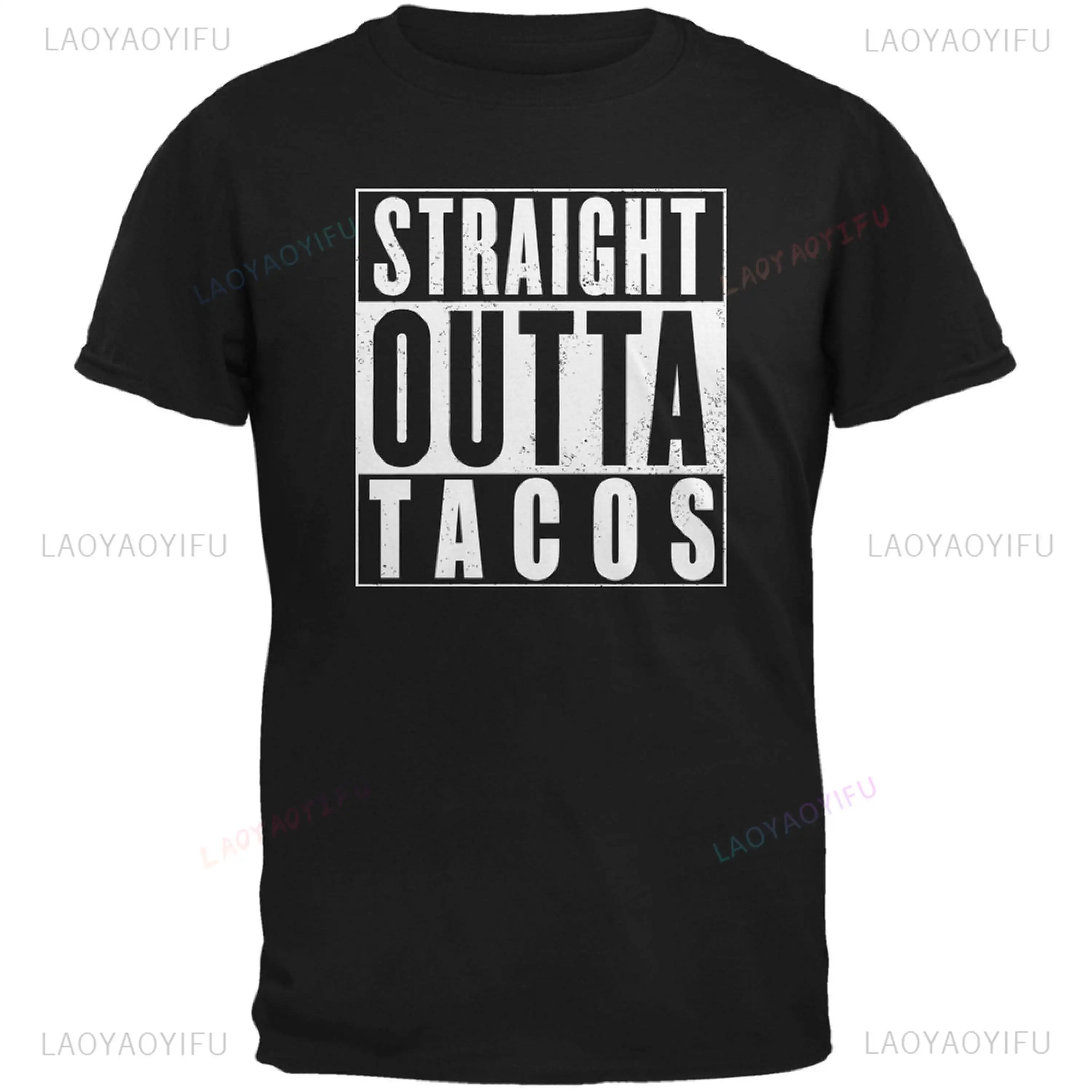 Straight Outta Tacos Funny Adult Joke T-Shirt Casual Fashion Loose Streetwear Hip Hop Man Tshirt Hipster Comfort Breathe Tees
Straight Outta Tacos Funny Adult Joke T-Shirt Casual Fashion Loose Streetwear Hip Hop Man Tshirt Hipster Comfort Breathe Tees