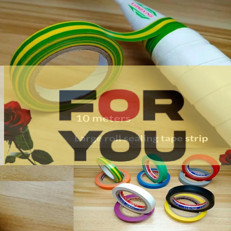 【OD】10 Meter Long Strong Self-Adhesive Sealing Tape Multicolor Sweat Band Sealing Tape Badminton Racket Overgrip End Stickers
【OD】10 Meter Long Strong Self-Adhesive Sealing Tape Multicolor Sweat Band Sealing Tape Badminton Racket Overgrip End Stickers