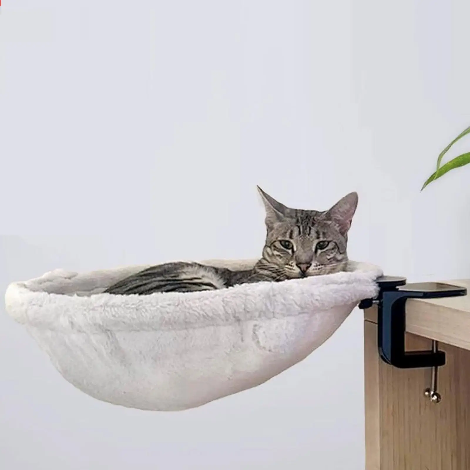 Cat Bed for Desk Desktop Cat Perch Comfortable Soft Sturdy Space Saving Pet Furniture Cats Hammock for Indoor Apartment
Cat Bed for Desk Desktop Cat Perch Comfortable Soft Sturdy Space Saving Pet Furniture Cats Hammock for Indoor Apartment