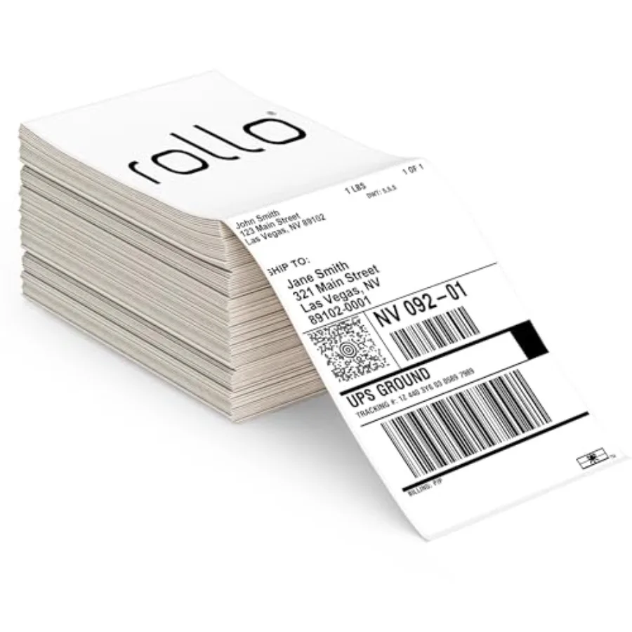 Commercial thermal shipping labels, no ribbon needed, easy-to-tear fanfold sheets, ideal for office delivery
Commercial thermal shipping labels, no ribbon needed, easy-to-tear fanfold sheets, ideal for office delivery