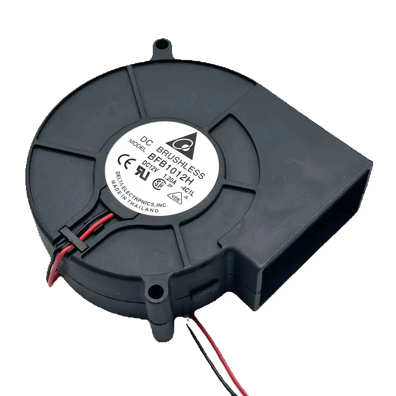 Delta Electronics BFB1012H 4C1L Server Cooling Fan DC 12V 1.20A 97x97x33mm 3-Wire
Delta Electronics BFB1012H 4C1L Server Cooling Fan DC 12V 1.20A 97x97x33mm 3-Wire