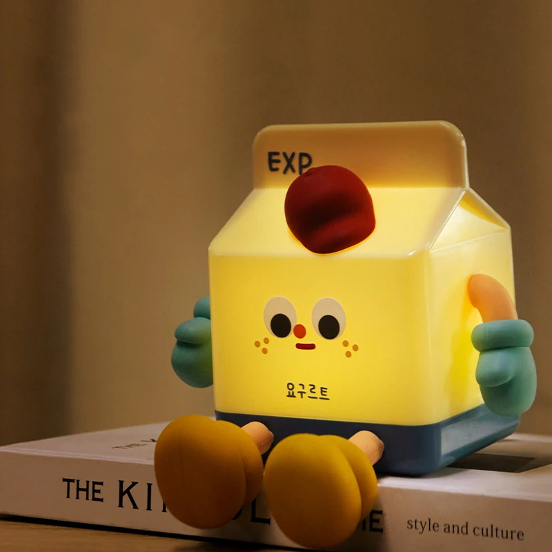 Cartoon Milk Box Night Light USB Charging Silicone Light Children's Three Gear Dimming Timing With Sleeping Light
Cartoon Milk Box Night Light USB Charging Silicone Light Children's Three Gear Dimming Timing With Sleeping Light
