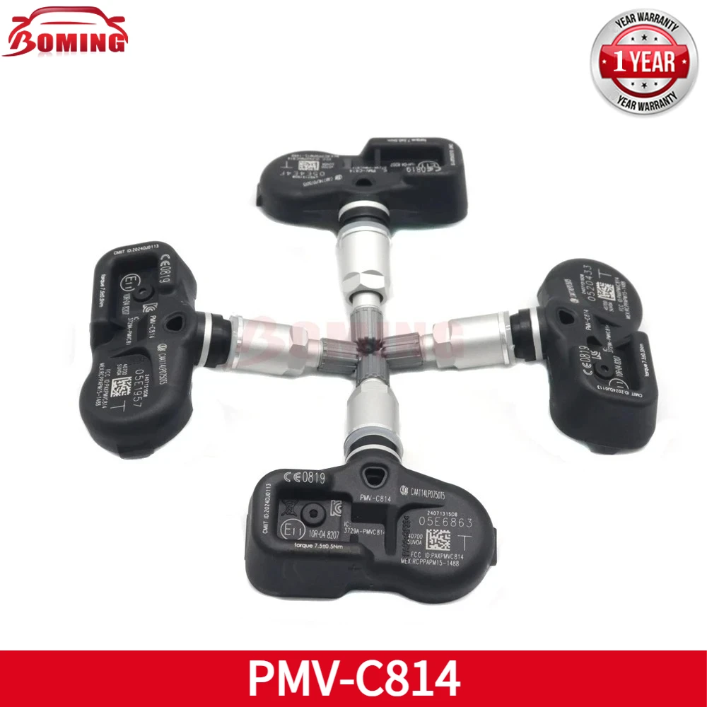 PMV-C814 TPMS Tire Tyre Pressure Sensor 315MHz 40700-5UV0A 407005UV0A PMVC814 For Infiniti QX80 Nissan Armada Patrol 2017-2024
PMV-C814 TPMS Tire Tyre Pressure Sensor 315MHz 40700-5UV0A 407005UV0A PMVC814 For Infiniti QX80 Nissan Armada Patrol 2017-2024