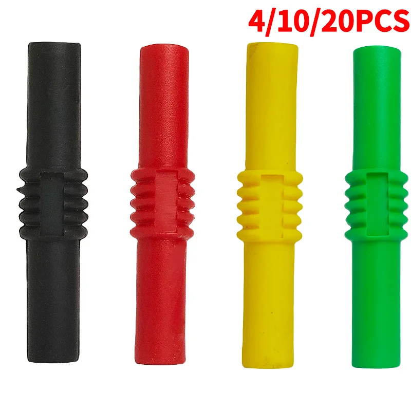 4-40PCS Gold-Plated Female Stackable Banana Jack Connectors,Metal Extension Couplers for Binding Posts and Electrical Test Leads
4-40PCS Gold-Plated Female Stackable Banana Jack Connectors,Metal Extension Couplers for Binding Posts and Electrical Test Leads